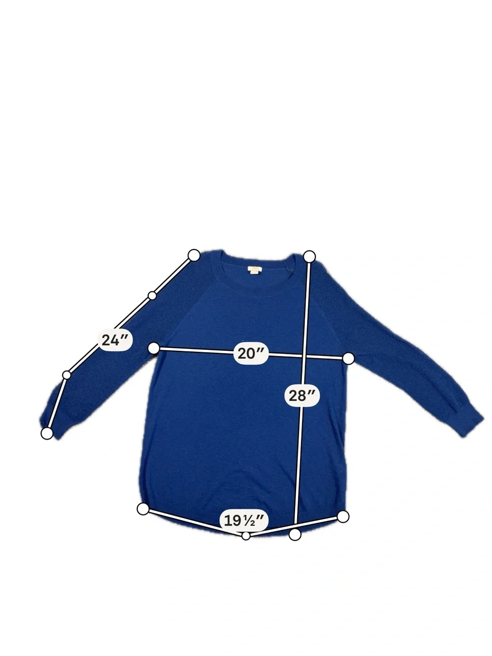 J. Crew Navy Textured Knit Sweater